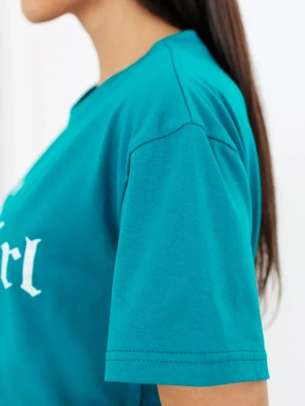 Туника домашнее платье с принтом