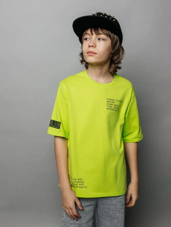 Футболка для мальчика подростка оверсайз с принтом