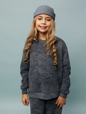Свитшот для девочки на манжетах