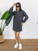 Платье женское оверсайз с длинным рукавом туника ТФ543