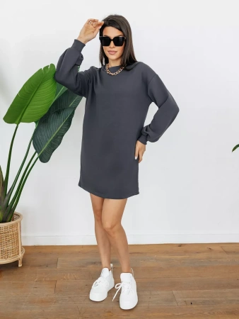 Платье женское оверсайз с длинным рукавом туника ТФ543