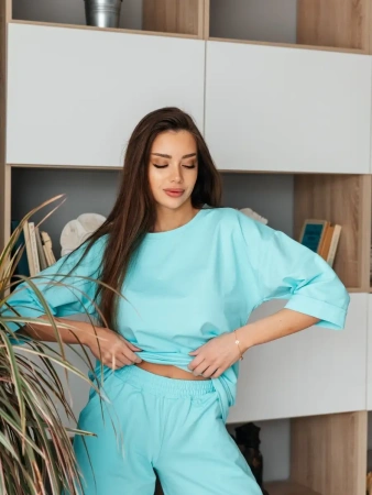 Костюм домашний с шортами спортивный