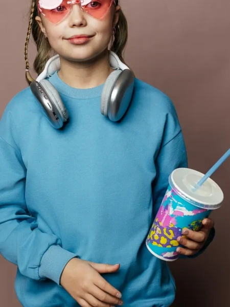 Свитшот для девочки оверсайз в школу подростковый лонгслив