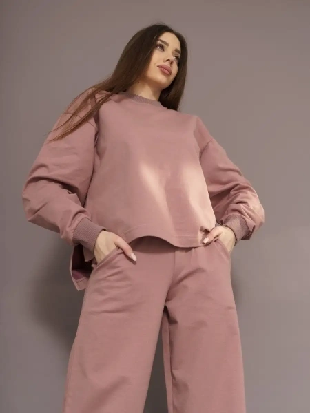 Спортивный костюм женский брючный больших размеров КФ524