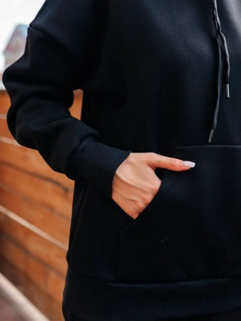 Спортивный костюм с начесом оверсайз кроя зимний