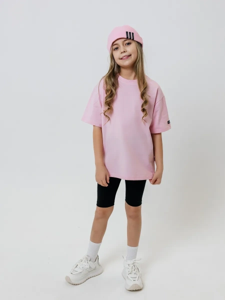 Футболка для девочки с принтом хлопок летняя пляжная