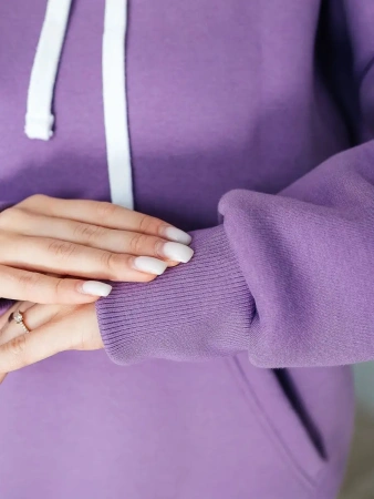 Спортивный костюм с начесом оверсайз кроя зимний