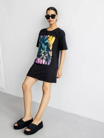 Туника платье домашнее повседневное больших размеров