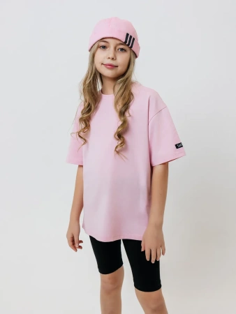 Футболка для девочки с принтом хлопок летняя пляжная