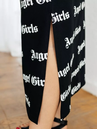 Платье футболка женкое трикотажное больших размеров ПЛК609