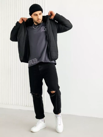 Футболка мужская оверсайз хлопок большие размеры