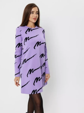 Платье женское трикотажное трапеция повседневное ПЛИ577