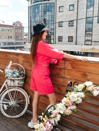 Костюм женский с шортами летний