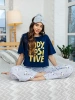 Пижама женская с штанами брючная большие размеры