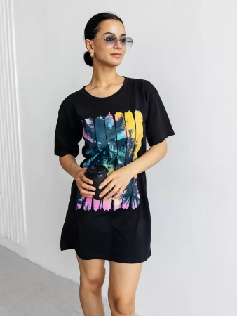 Туника платье домашнее повседневное больших размеров