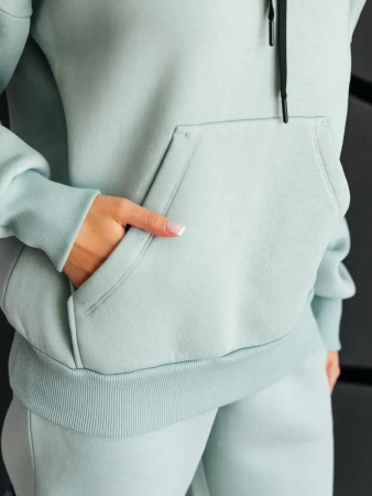 Спортивный костюм с начесом оверсайз кроя зимний