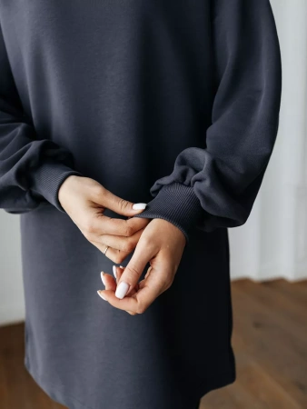 Платье женское оверсайз с длинным рукавом туника ТФ543