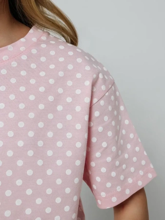 Футболка для девочки с принтом хлопок летняя пляжная