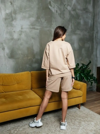 Костюм домашний с шортами спортивный