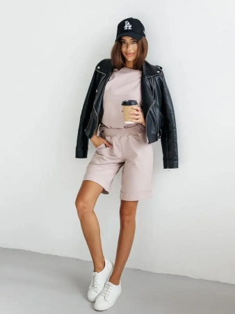 Костюм женский летний домашний спортивная футболка шорты