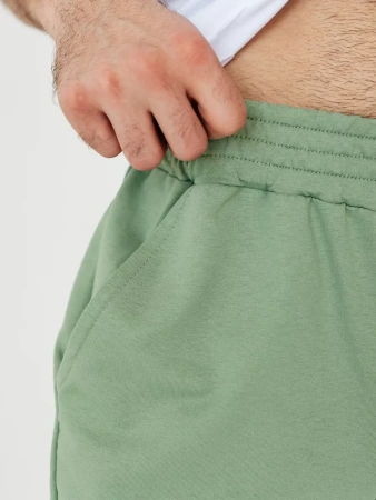 Брюки мужские зеленые трикотажные домашние Брюки мужские зеленые трикотажные домашние