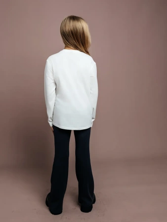 Лонгслив для девочки кофта нарядная