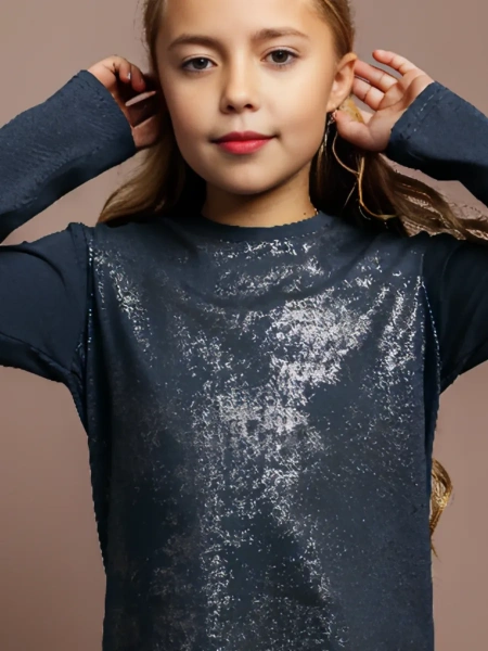 Лонгслив для девочки нарядная кофта