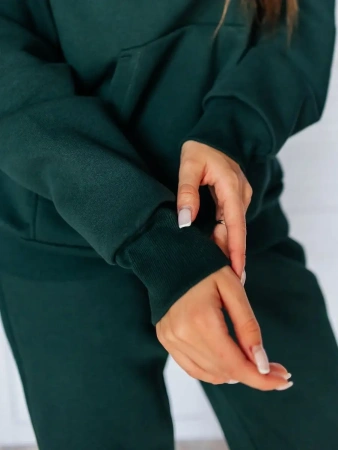 Спортивный костюм с начесом оверсайз кроя зимний