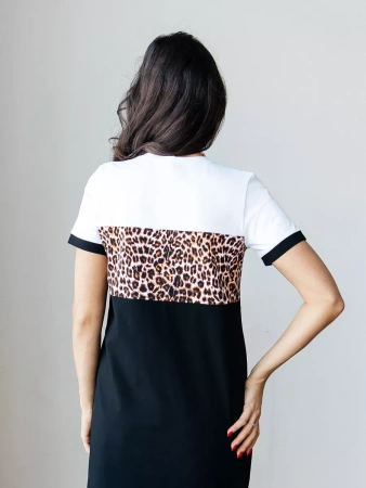 Платье женское трикотажное больших размеро хлопок ПЛК569