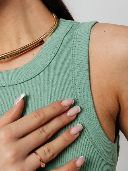 Платье женское в рубчик