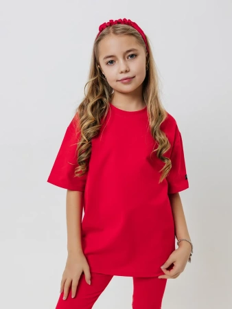 Футболка для девочки с принтом хлопок летняя пляжная