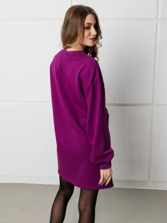 Платье женское оверсайз с длинным рукавом туника ТФ543