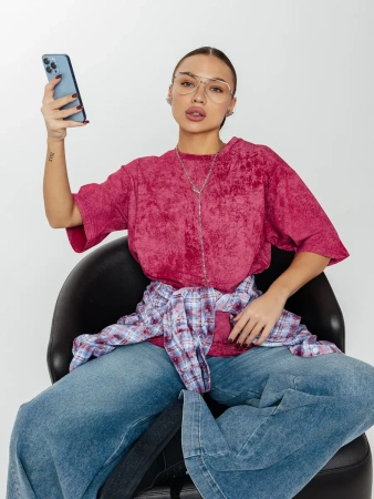 Футболка варенка оверсайз базовая