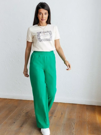 Брюки палаццо широкие классические БФ536