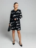 Платье женское трикотажное трапеция повседневное ПЛИ577