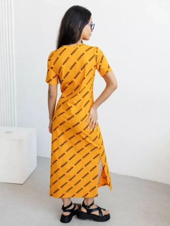 Платье женское трикотажное больших размеров длинное ПЛК609