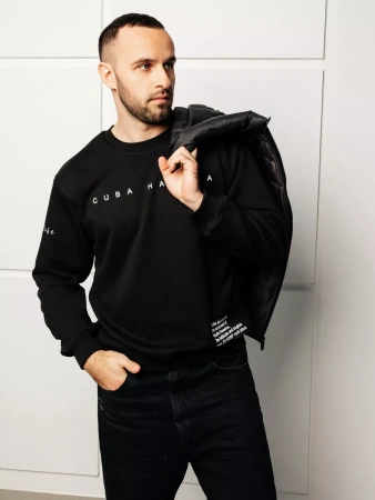 Свитшот мужской с принтом больших размеров