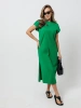 Платье женское летнее трикотажное больших размеров длинное