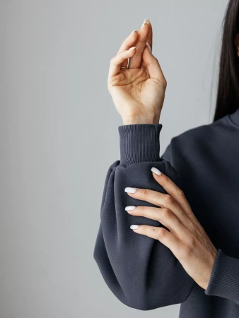 Платье женское оверсайз с длинным рукавом туника ТФ543