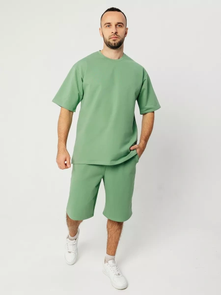 Костюм мужской домашний с футболкой и шортами