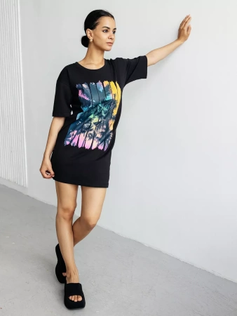 Туника платье домашнее повседневное больших размеров