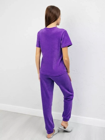 Теплая пижама женская комплект велюр