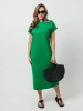 Платье женское летнее трикотажное больших размеров длинное
