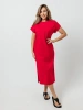 Платье женское летнее трикотажное больших размеров длинное