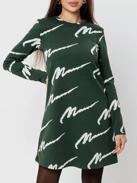 Платье женское трикотажное трапеция повседневное ПЛИ577