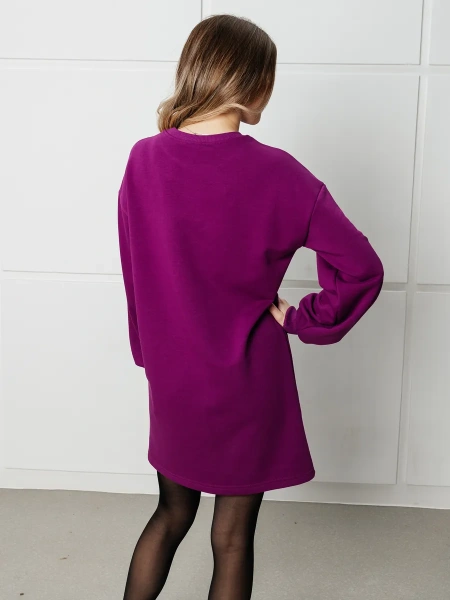 Платье женское оверсайз с длинным рукавом туника ТФ543