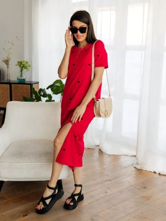 Платье женское трикотажное праздничное ПЛК609