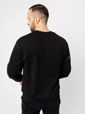 Свитшот мужской с принтом больших размеров