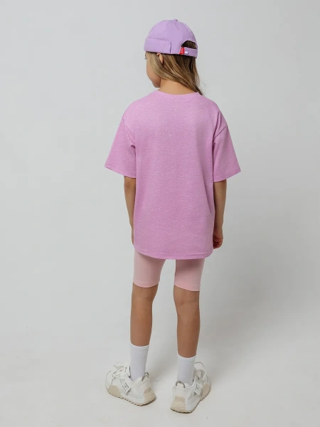 Футболка для девочки с принтом хлопок летняя пляжная