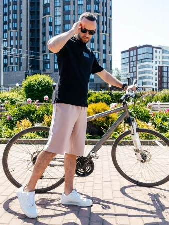 Шорты спортивные широкие с карманами